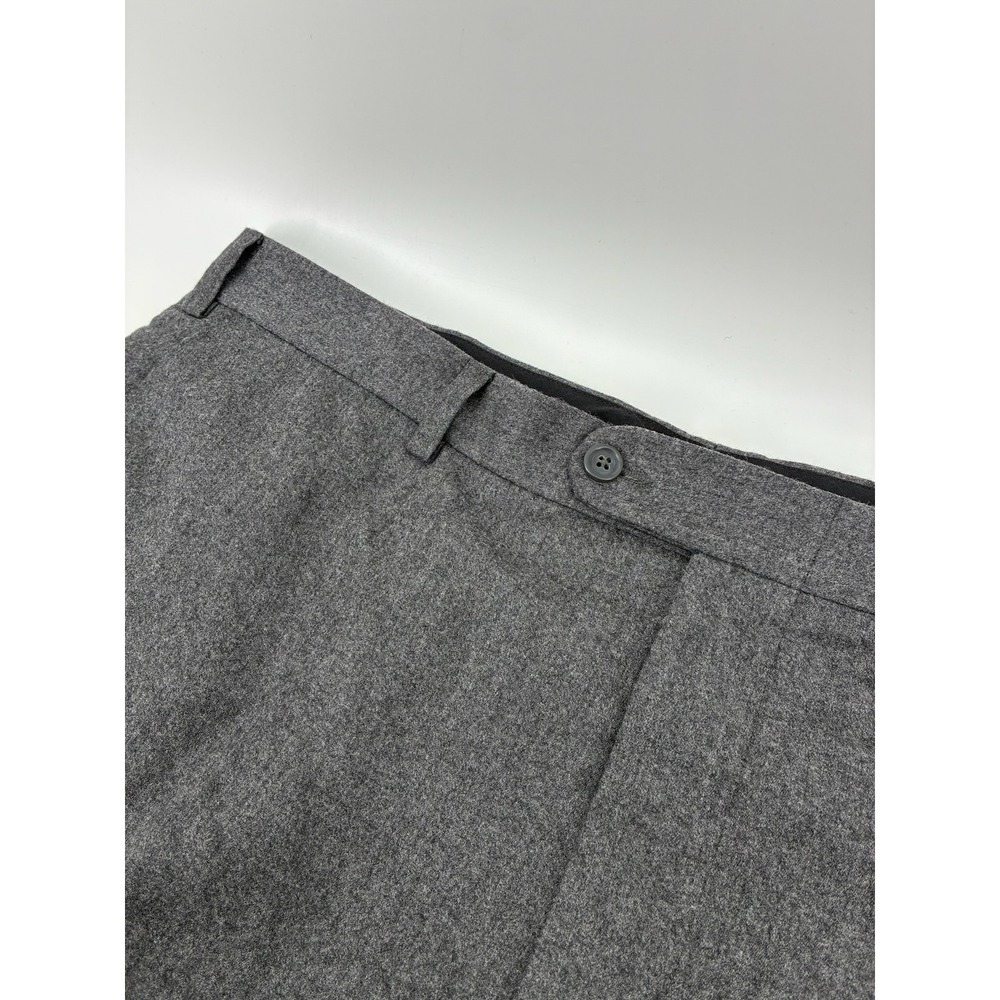 Linea Naturale Luxe Zignone Wool Cashmere Dress Pants 42X28 Gray Made in Italy